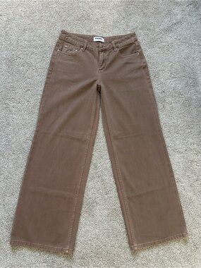 RSQ Brown low rise wide leg Pants